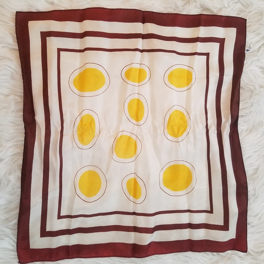 Vintage "Egg" Scarf 100% acetate